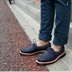 Dr. Martens Women`s 1461 Aggy Agyness Deyn Blucher Navy Blue